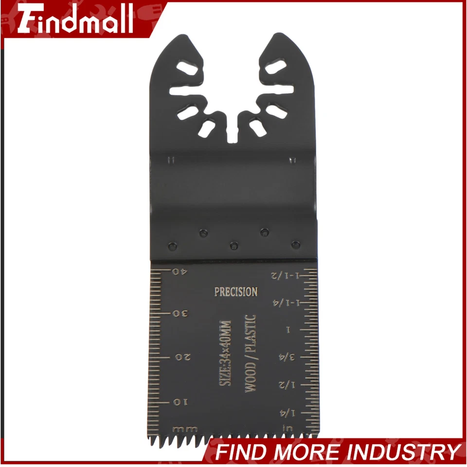 Findmall 110 piezas 6 tipos hojas de sierra oscilante hojas multiherramienta para metal blando Foto 4 de 4