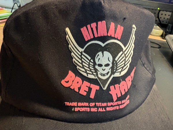 WWF/WWE Vintage Bret Hart Logo Official Authentic Hat Cap Kappe 1994 