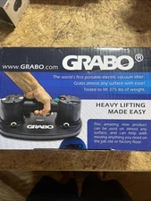 Grabo Pro Lifter Portable Heavy Duty Suction Cup 375Lbs New