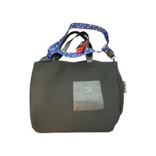 Golden State Warriors Black Tote Bag With Detachable Leopard Strap By Logo Brand