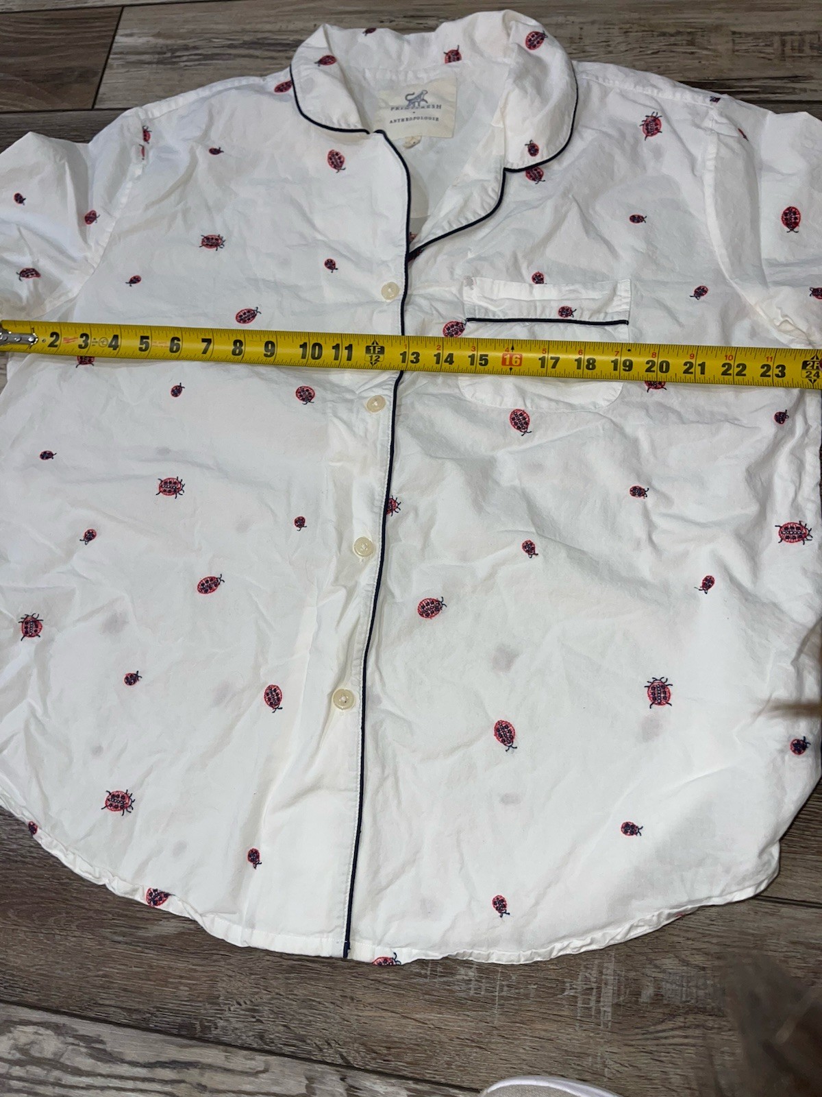 Pre-Owned Printfresh + Anthropologie Ladybugs Pajama Set, Large image 8