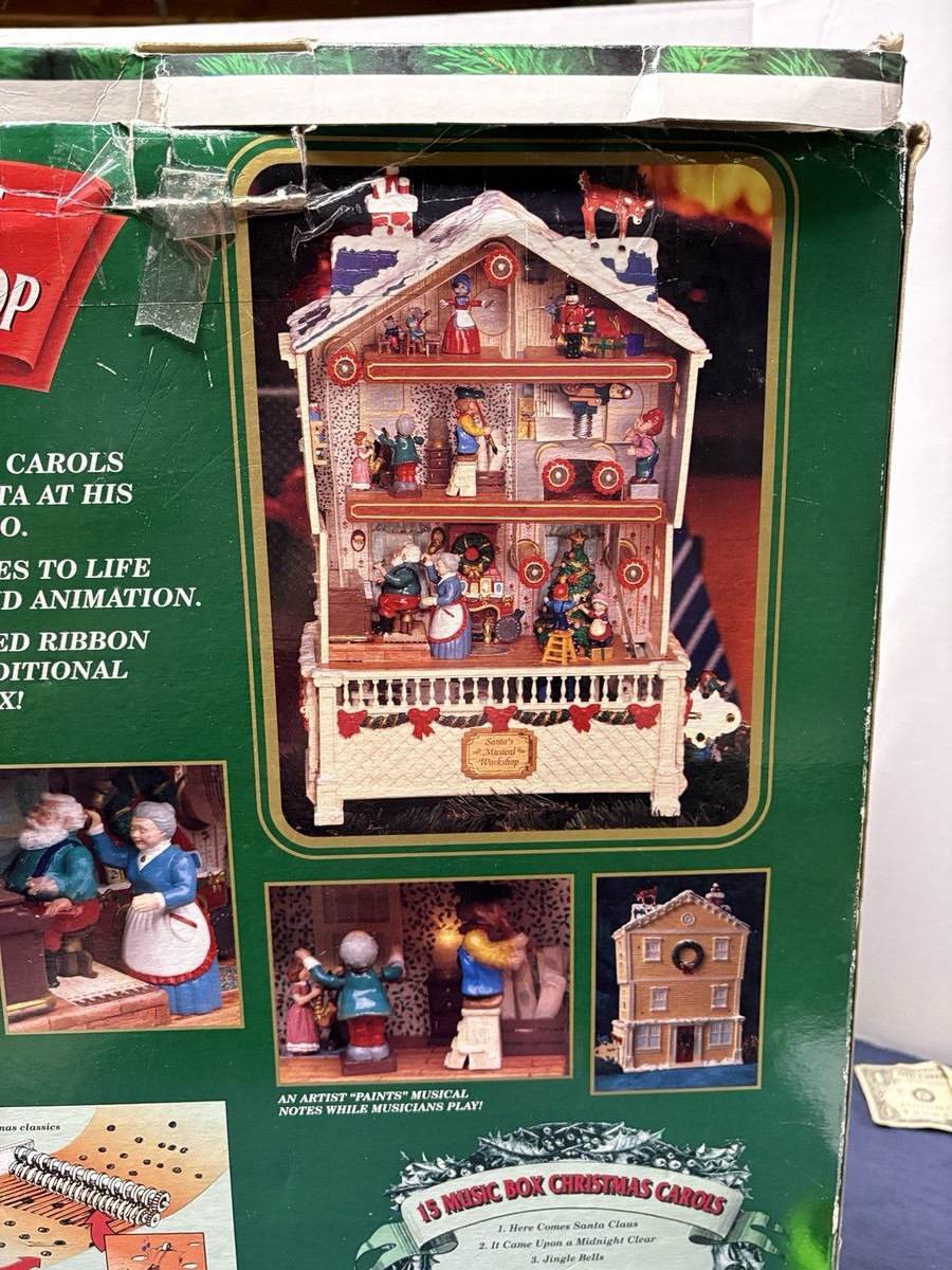 Vintage Mr. Christmas Santa's Musical Workshop Animated Music