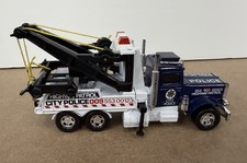 Matchbox Super Kings Peterbilt Highway Patrol Police Tow Wrecker Truck W Dolly