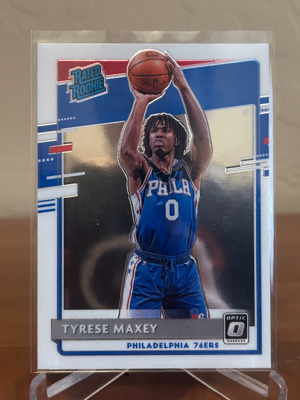 2020-21 Panini Donruss Optic Basketball Base Rated Rookie #171 Tyrese Maxey