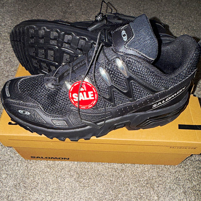 Salomon ACS+ OG Black / Silver size 8.5 mens NIB