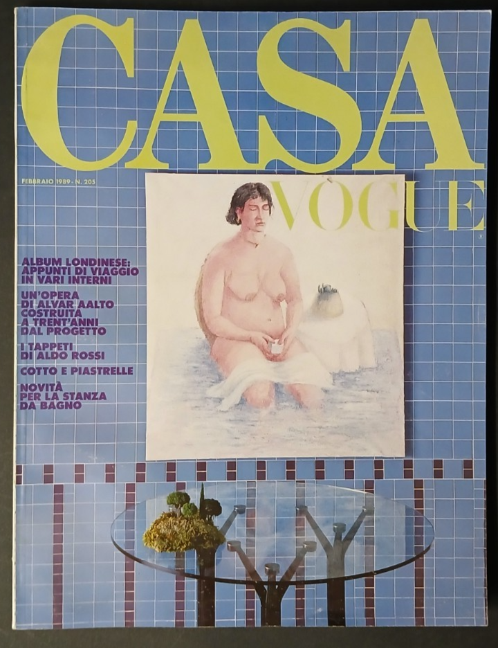 VOGUE CASA Magazine February 1989 Vintage Interior Design 205
