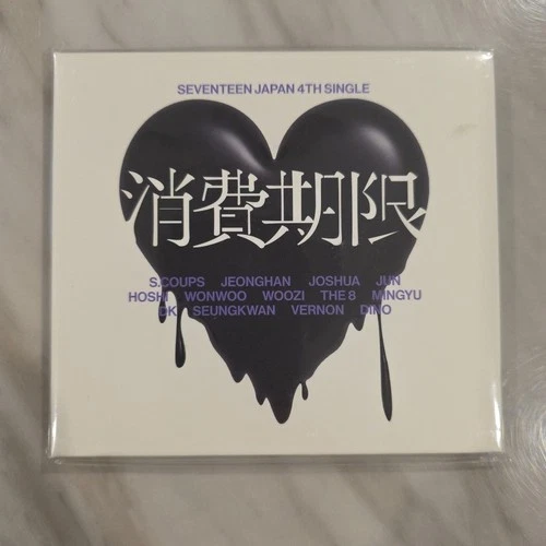 SEVENTEEN JAPAN 4th SINGLE 消費期限 SHOHIKIGEN "SEALED" CD Album Ver A - product listing photo