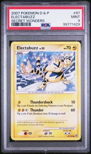 Electabuzz graded PSA 9 for sale on eBay