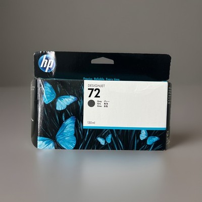 Genuine HP 72 GRAY (C9374A) NIB DesignJet 130ml Ink Cartridge EXP Feb 2019