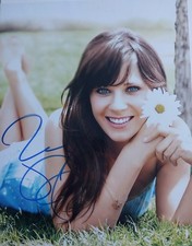 Zooey Deschanel signed 8 X 10 Photo Original Matte Finish COA Guaranteed For L