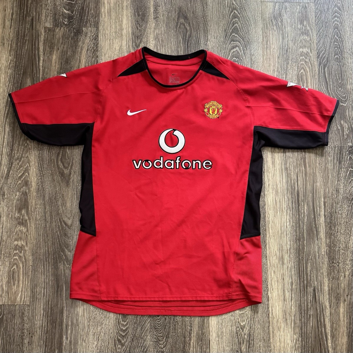 Youth Kids Nike Manchester United 2002/2003 Jersey #5 Rio