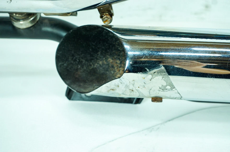 04 Harley Heritage Softail Escape Cabezal Tubos Silenciador DOBLADO Screamin Eagle 1361 Foto 3 de 4