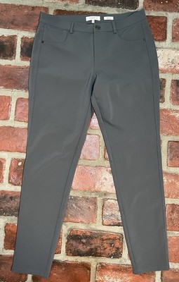 Lafayette 148 Acclaimed Stretch Mercer Shale Gray Pants Women s Size 6 $698