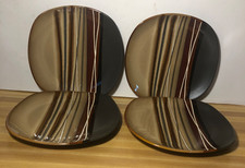 4 Better Homes & Gardens BAZAAR BROWN 8.75” Plates Sandwich Salad Lunch Dessert