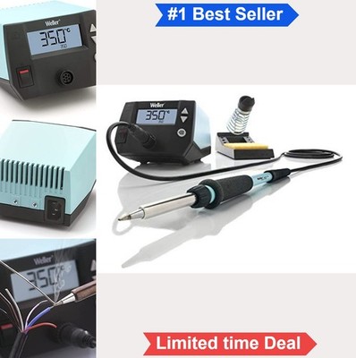 Digital Soldering Station 70 Watt LCD Display Temperature Lock Standby Mode