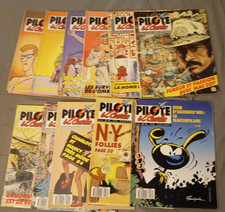 lot 11 revues PILOTE & CHARLIE ( 1986 / 1987) n° 2 4 5 6 7 9 10 12 13 16 17