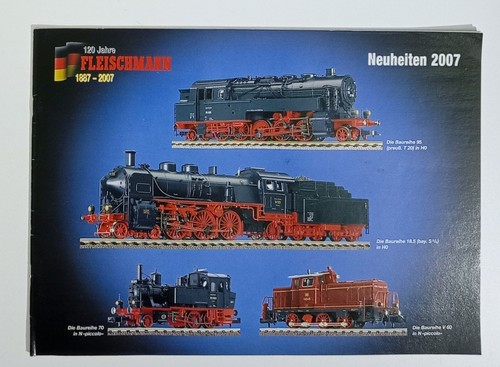 96803 Catalogo Modellismo Ferroviario Fleischmann H0 - Ed. GB D F 2007 | Zustand: Usato