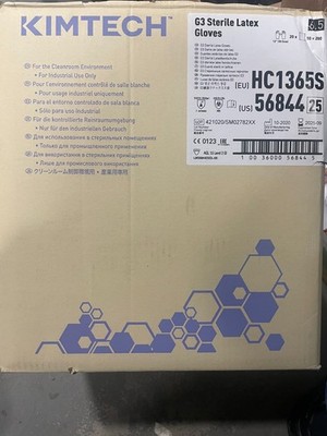 KimTech  G3 Sterile Latex Gloves Size 6.5 -Partial case of 130 56844