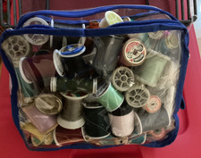 Almost 3 lbs Vintage Sewing Threads Various Sizes Brands - See Pictures