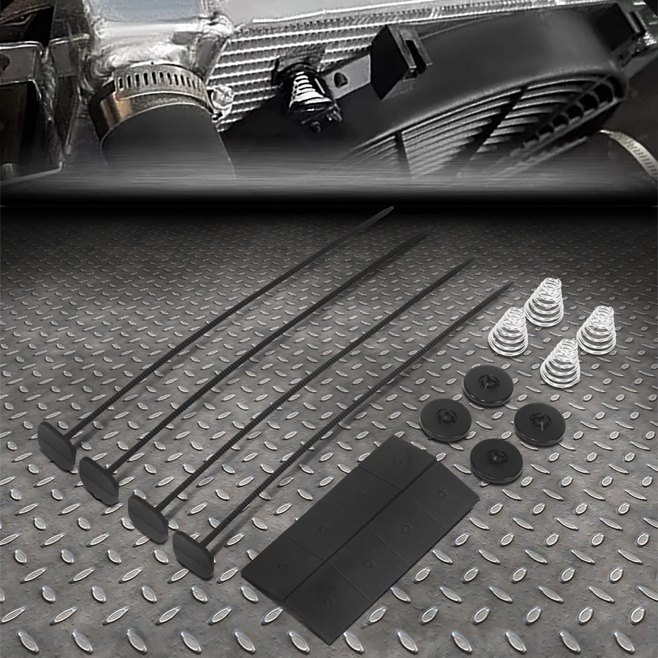 2-ROW FULL ALUMINUM RACING RADIATOR+2X RED FANS FOR 92-99 BMW E36 3-SERIES MT - Image 4 of 4