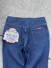 Vintage Dickies Branders Talon Zipper 60s 70s Denim Blue Jeans Men s 32x30 NWT
