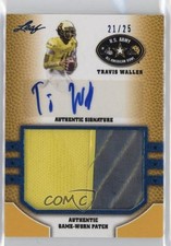 2015 Leaf US Army All-American Bowl Blue 21/25 Travis Johnson Patch Auto 07lk