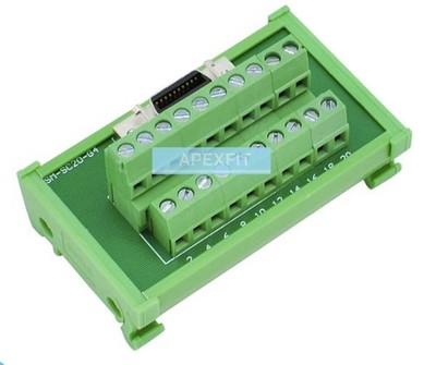 1PC New For Shrapnel type terminal block adapter plate + wire SM-SC20-G4+0.5M