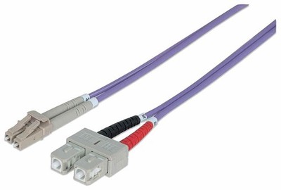 Fiber Optic Patch Cable Multi- Mode Lc/Sc 50/125 Om4 2M Violet NEU