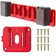 Crtbelfy Battery Holder Compatible for Milwaukee 5 PACK  fit 48-11-1880