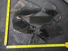 Davis Creek Rainbow Obsidian Flint Knapping Slabs Knife Arrowhead Point Preforms