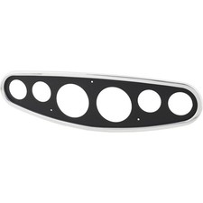 6-gauge Insert Panel And Bezel Kit Engine Turned