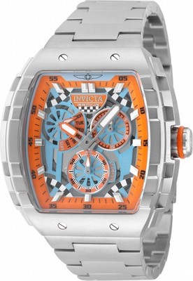 Invicta Invicta Racing Light Blue and Orange Dial Men's Watch 49220