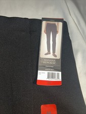 NWT Banana Republic Women's Ponte Pant Black Size Medium A5