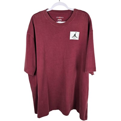 NEW! Nike Jordan Flight Essentials Mens Oversized T-Shirt XL Red DZ0604-612