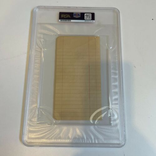 George Sisler Signed Autographed Large Index Card PSA DNA Graded GEM MINT 10 - Picture 5 of 5