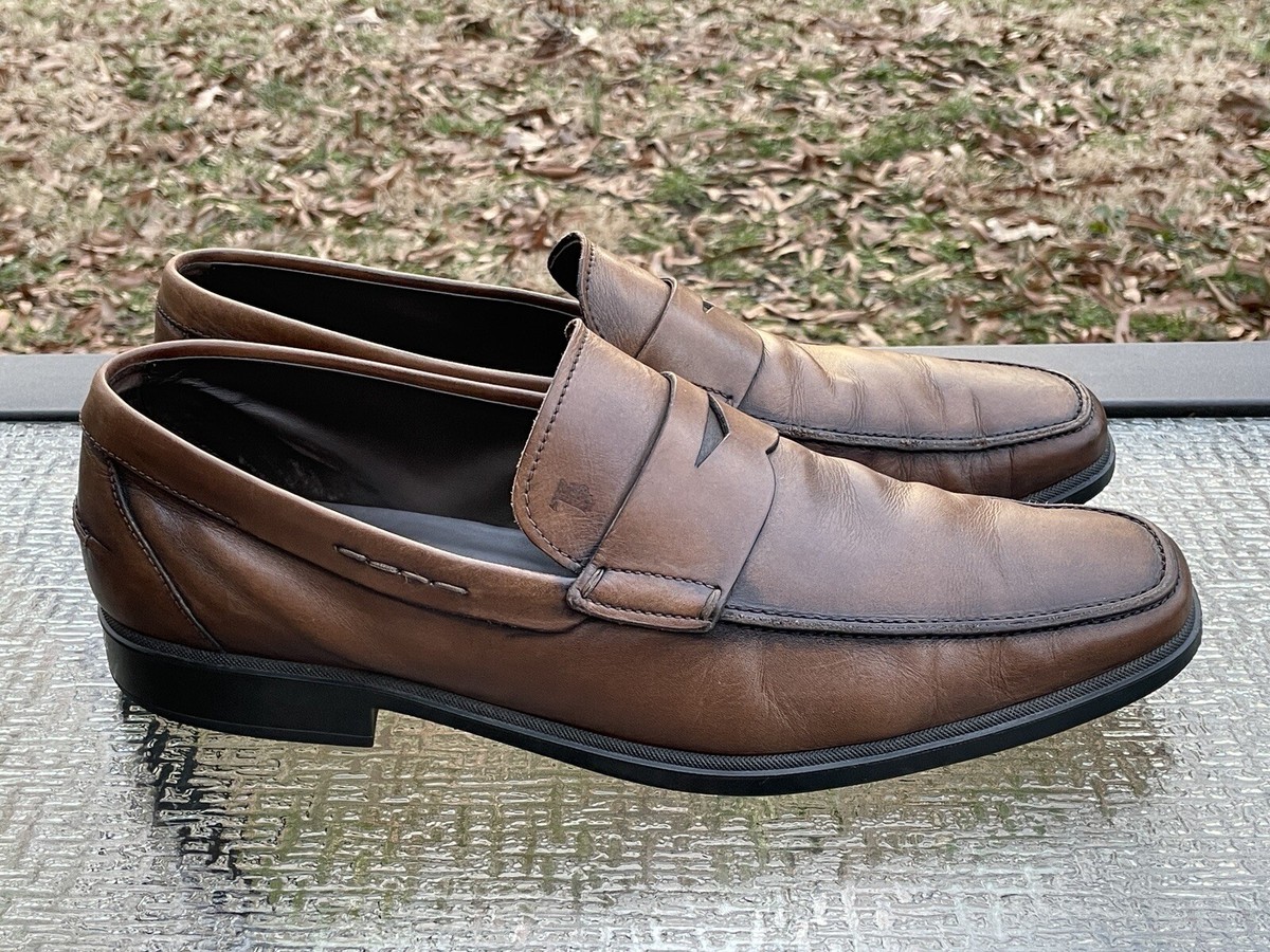 Tods Penny Loafers Brown Leather Men display picture 2