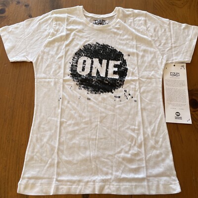ONE Official Make Poverty History EDUN one.org Bono U2 Africa T-Shirt XS NWT