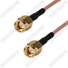 5 50pcs SMA Male Plug to SMA Male Straight Lot Connector RF Coax Cable RG316