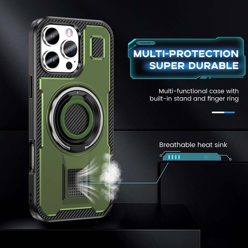 Hülle für iPhone 16 15 Pro Max Schutzhülle Case Cover Handyhülle Tasche mit Ring - Zdjęcie 73 z 92