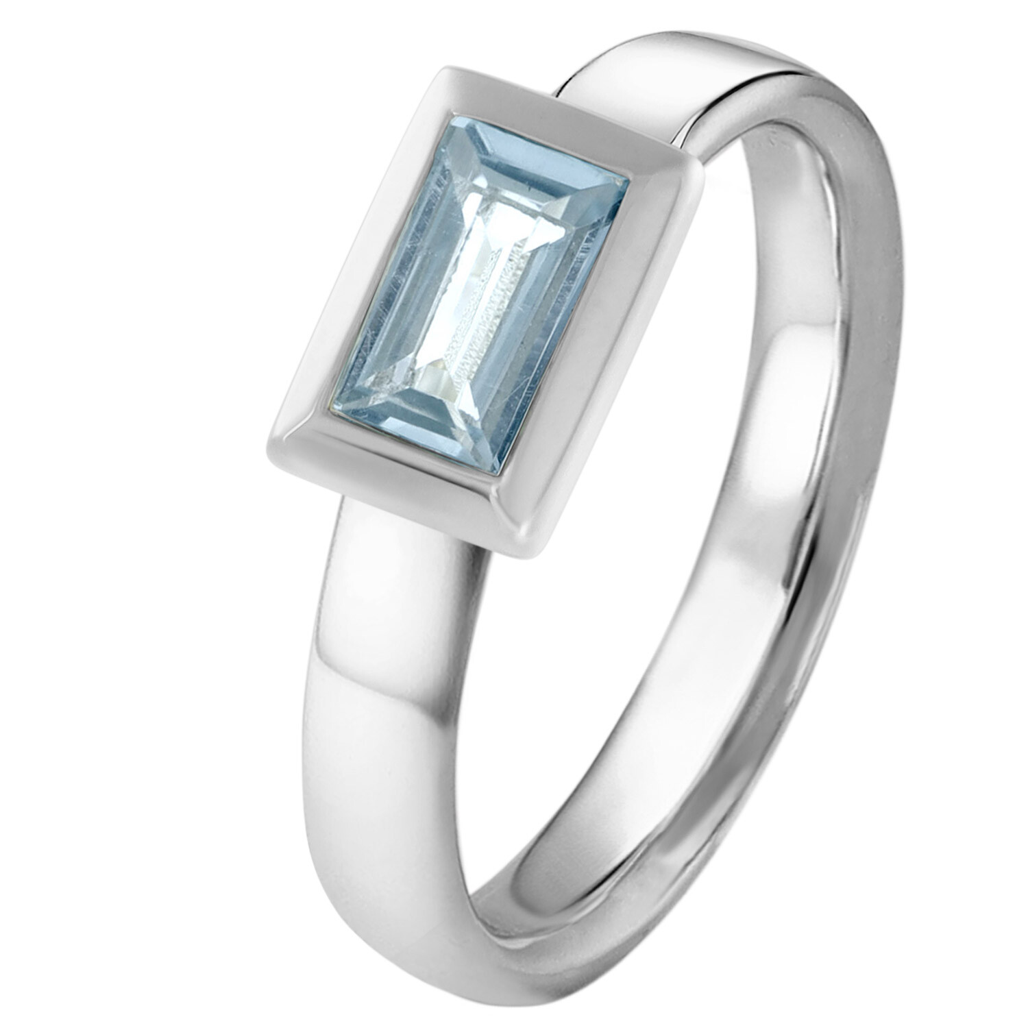 Кольцо ACALEE Schmuck Topas Weißgold 333/8 K hellblauer Topas 90-1017-01