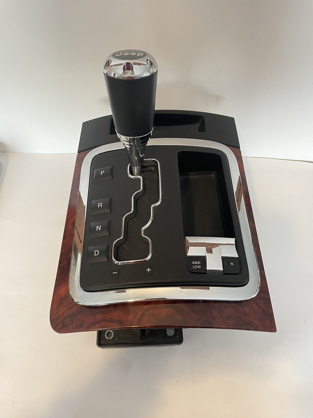 0607 Jeep Commander Wood 4x4 Transmission Shifter Gear Selector