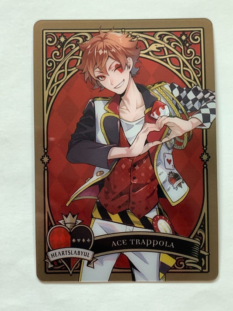 Ace Trappola Disney Twisted Wonderland Plastic card Japanese