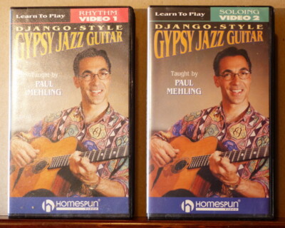 Learn to Play Django-Style Gypsy Jazz Guitar, vols 1 and 2 VHS: Rhythm & Soloing