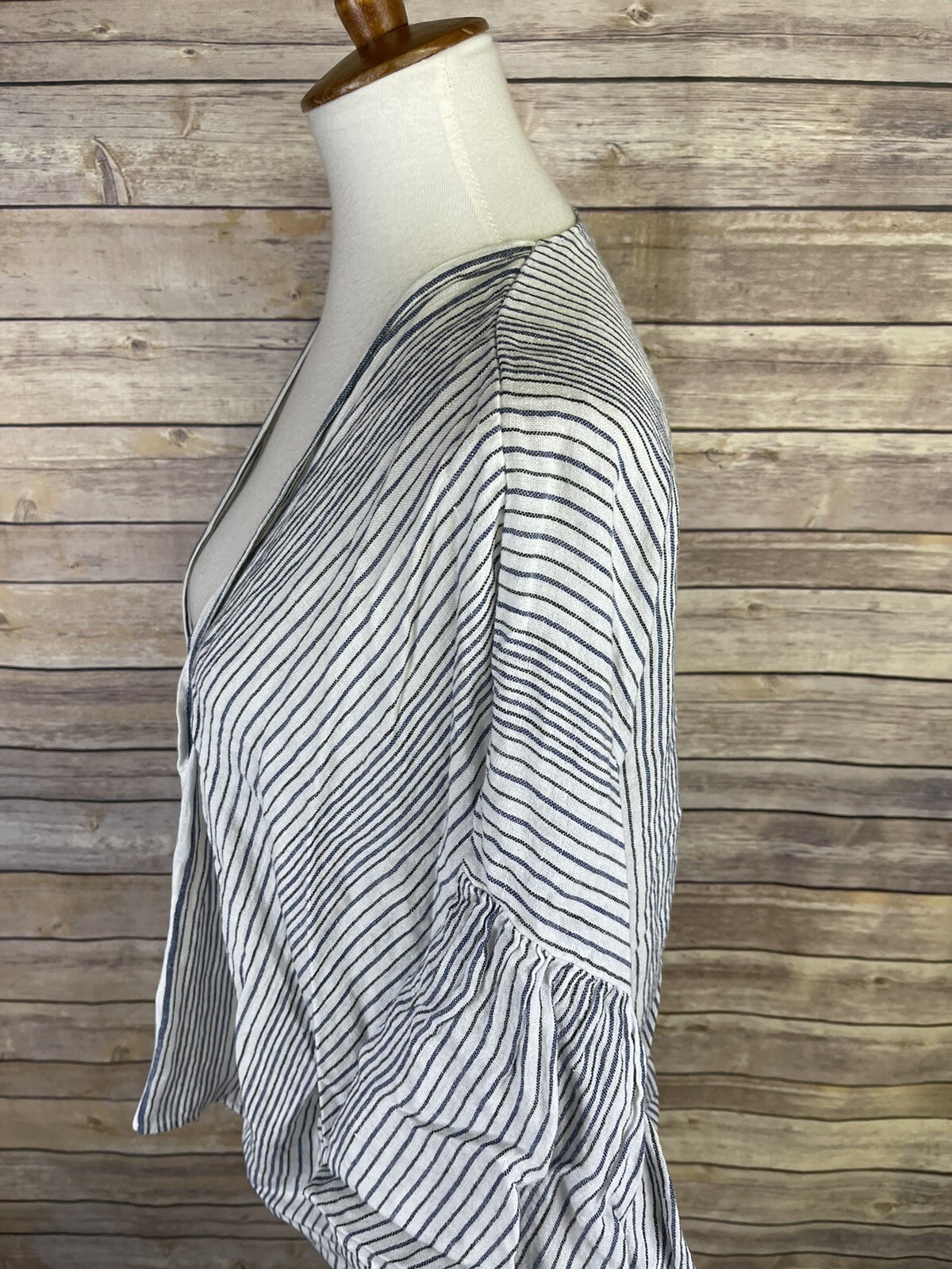 Universal Thread OSFM Kimono Ruffled Sleeves Open… - image 4