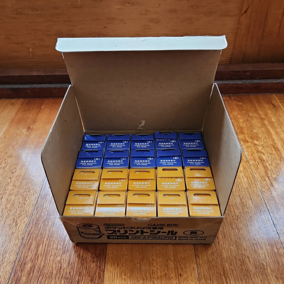 Gameboy Printer paper genuine in box & shipper -pick colour - Brand New & Sealed - Image 3 of 4