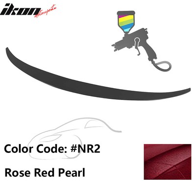 Fits 11-15 Hyundai Elantra (Avante MD) Euro Style Trunk Spoiler Painted #NR2 Red