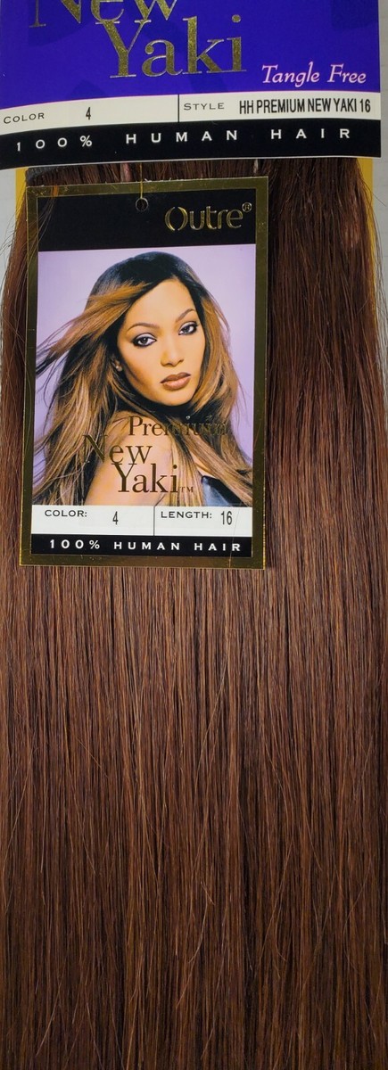 OUTRE PREMIUM NEW YAKI 100% Human Hair for Weaving TRACK 16
