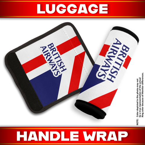 British Airways Luggage Handle Wrap ( Pack of 4 ) eBay