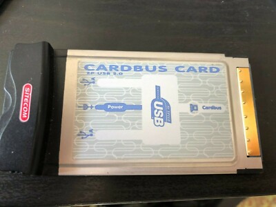 PROMO! Sitecom USB 2.0 2 Port Cardbus. Mint USED