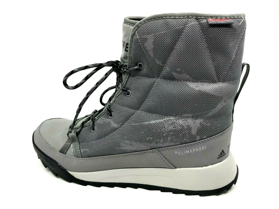 Adidas Women's Terrex Gray Boot High Top Sneaker Climaproof Rubber Sole Size 9.5 - Image 4 of 4